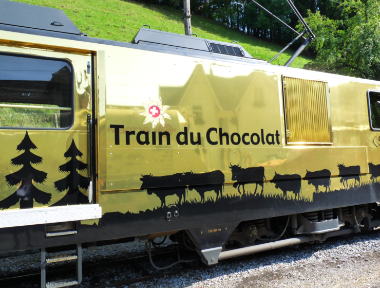 Swiss choco train